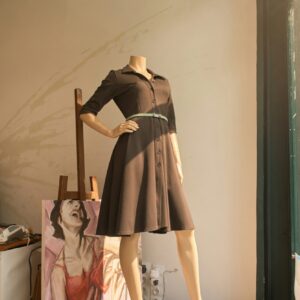 Sable Shirt Dress